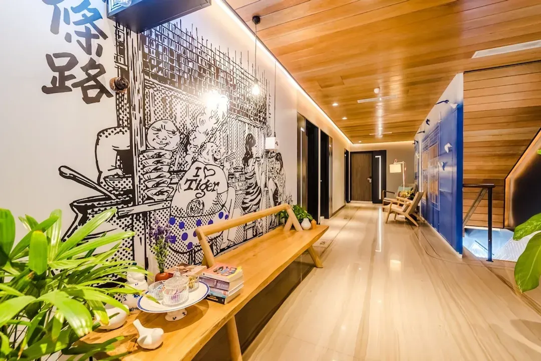 Lobby sitting area