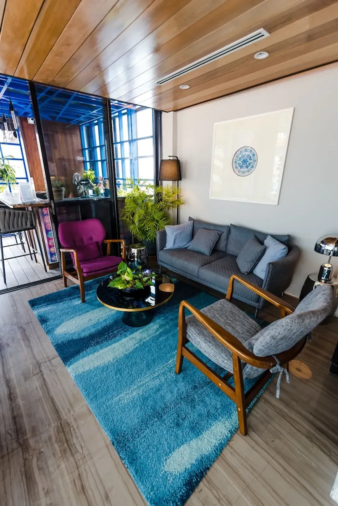 Lobby sitting area