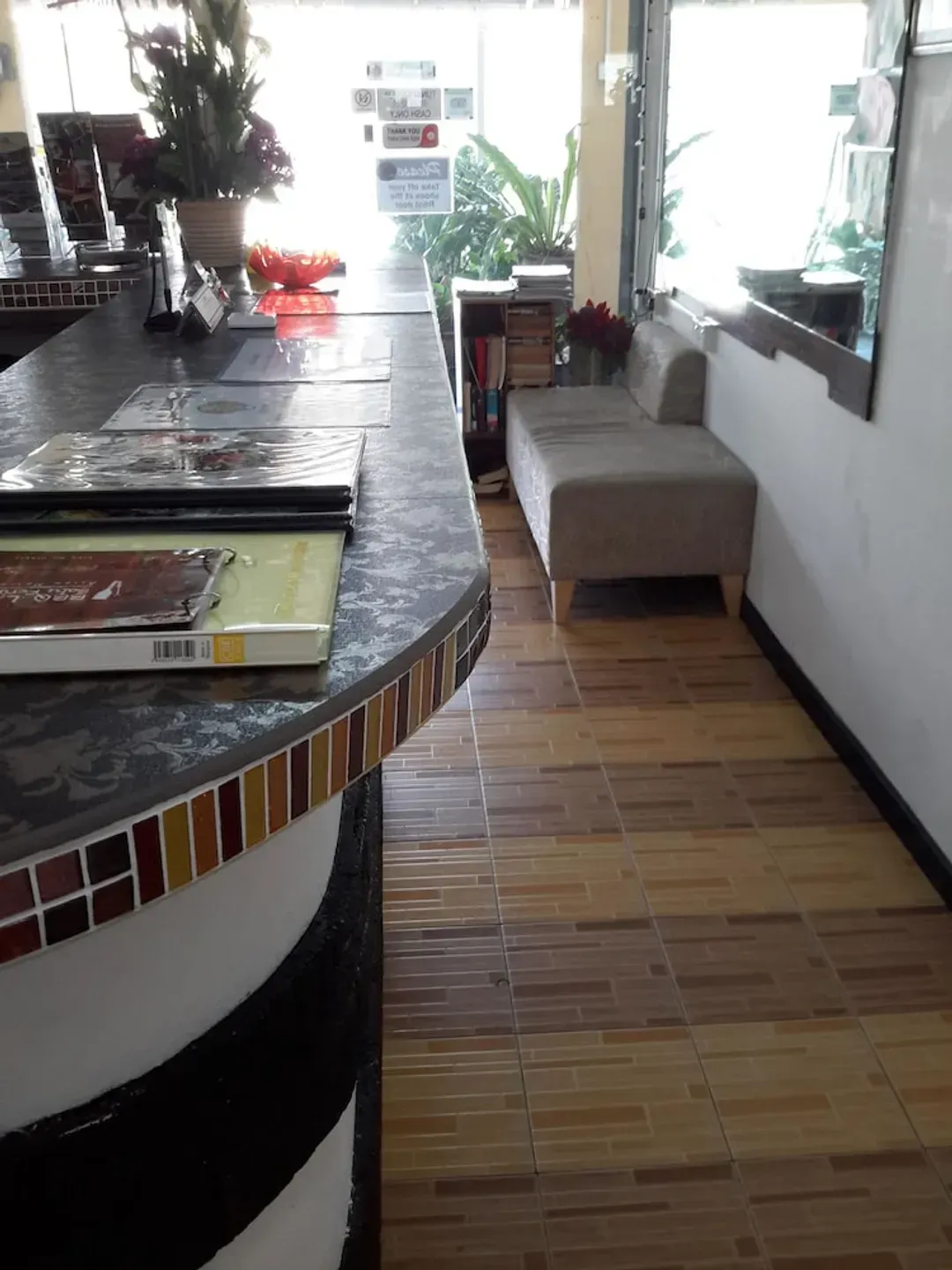Lobby sitting area