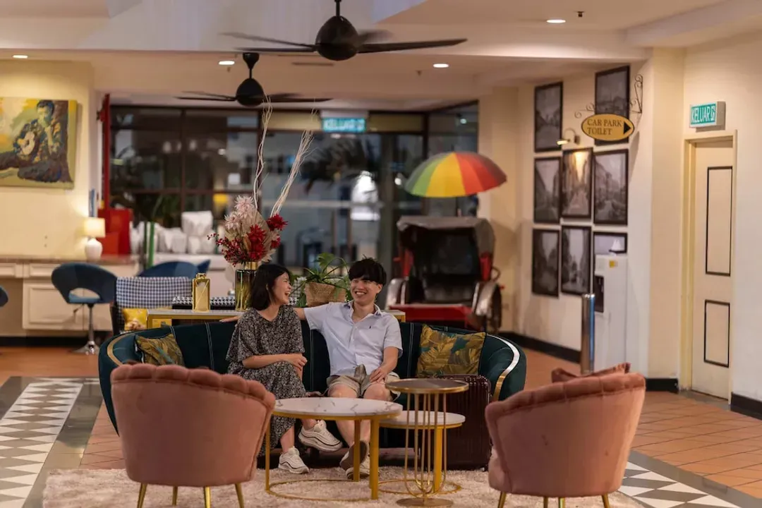 Lobby sitting area
