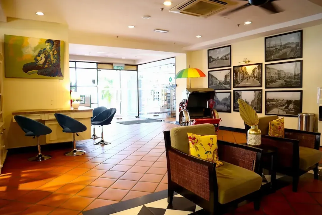 Lobby sitting area