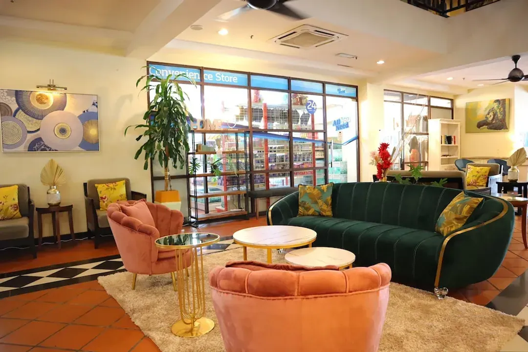 Lobby sitting area