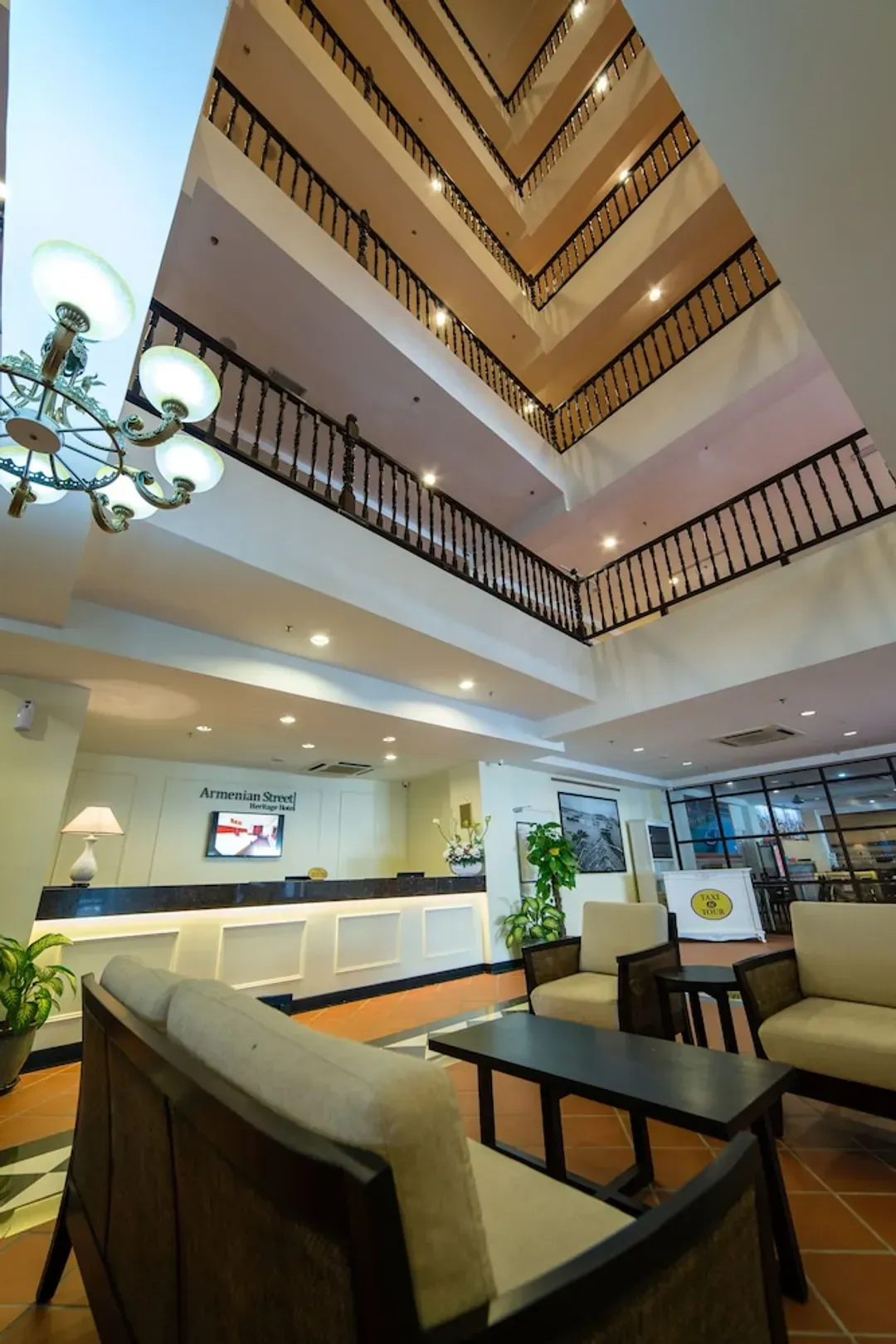 Lobby sitting area