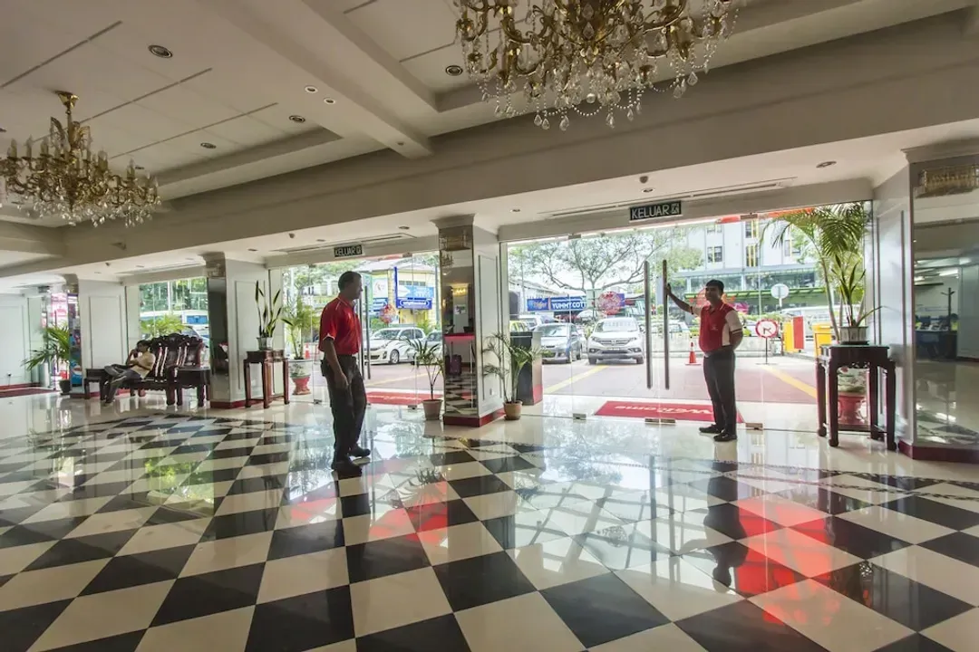 Interior entrance