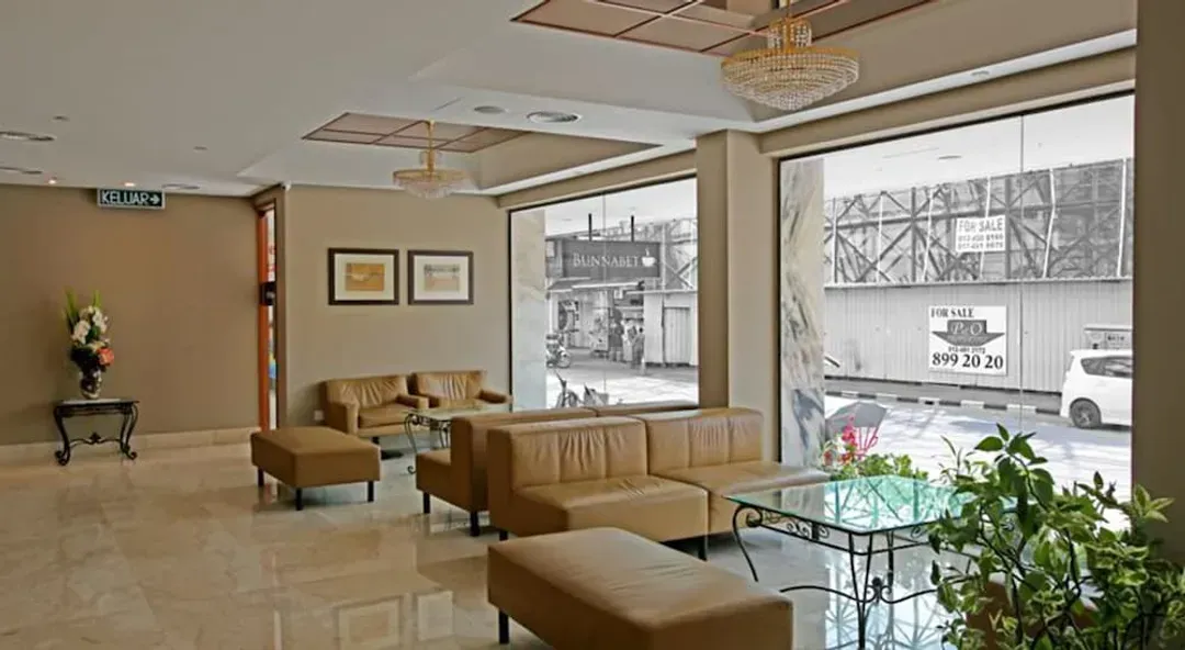 Lobby sitting area