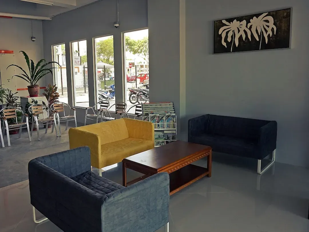 Lobby sitting area
