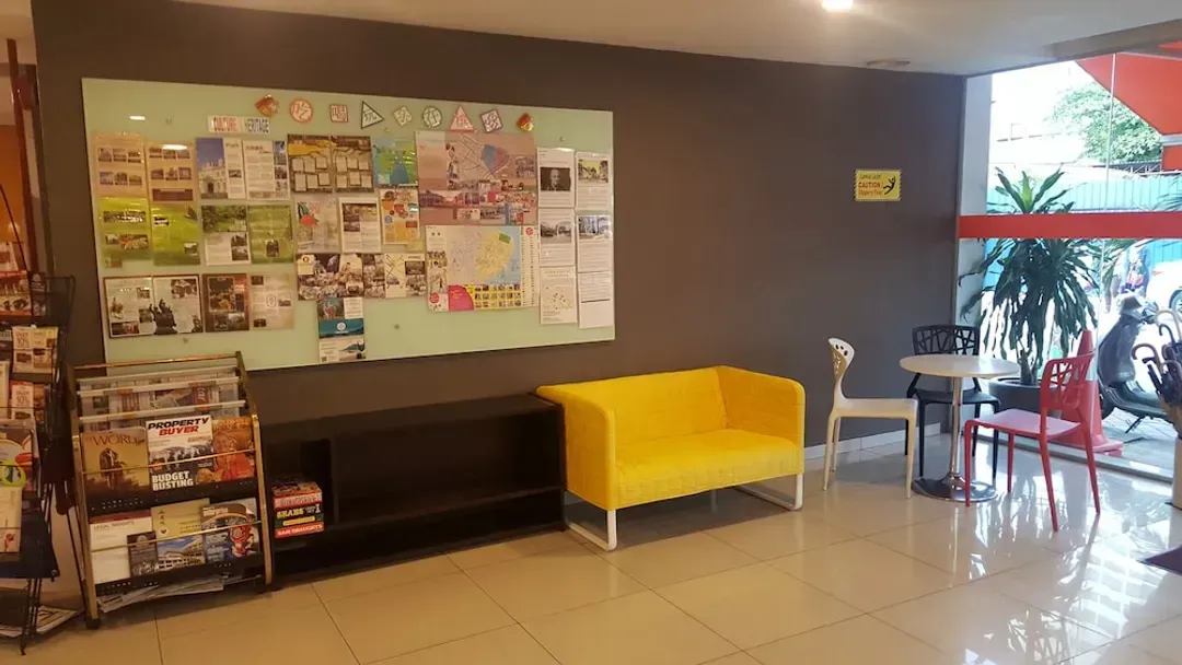 Interior entrance