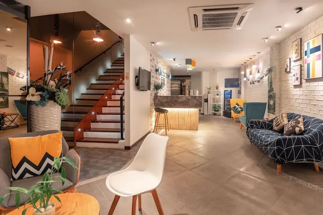 Lobby sitting area