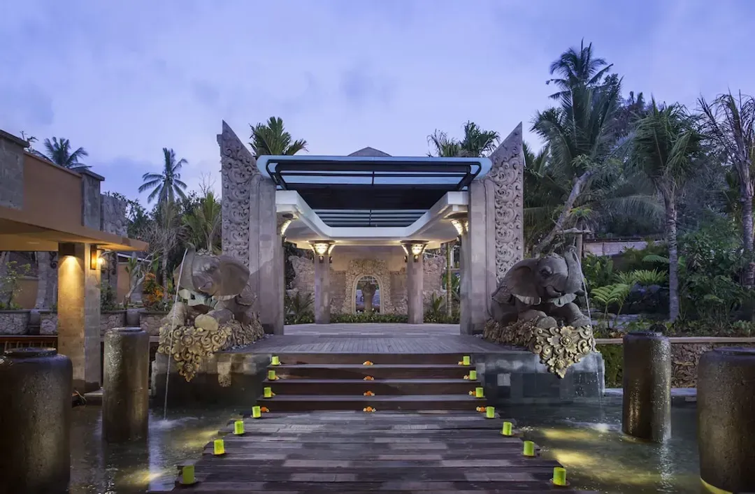 Interior entrance