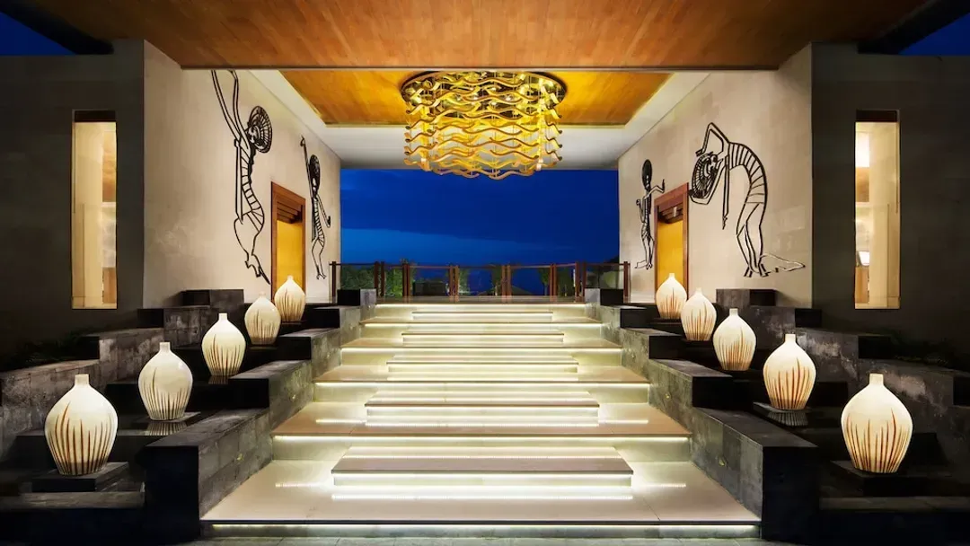 Interior entrance