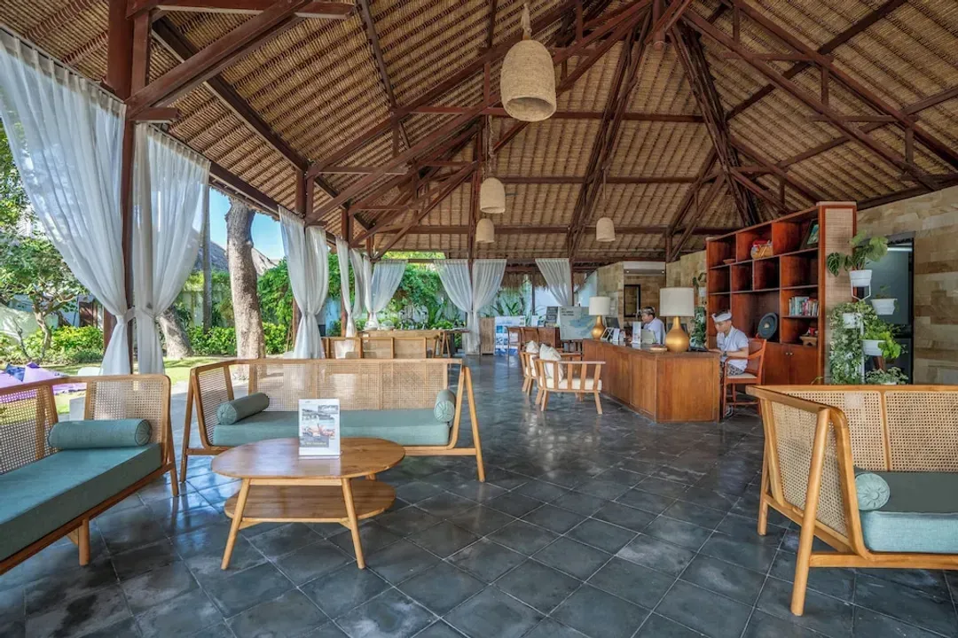 Lobby sitting area