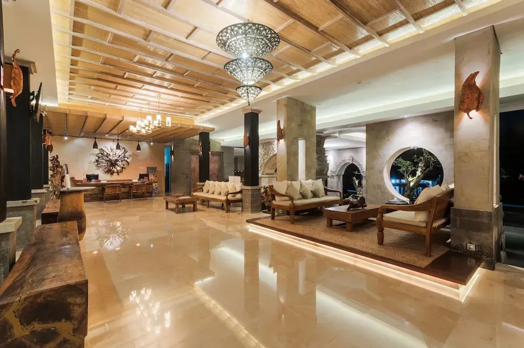 Lobby sitting area