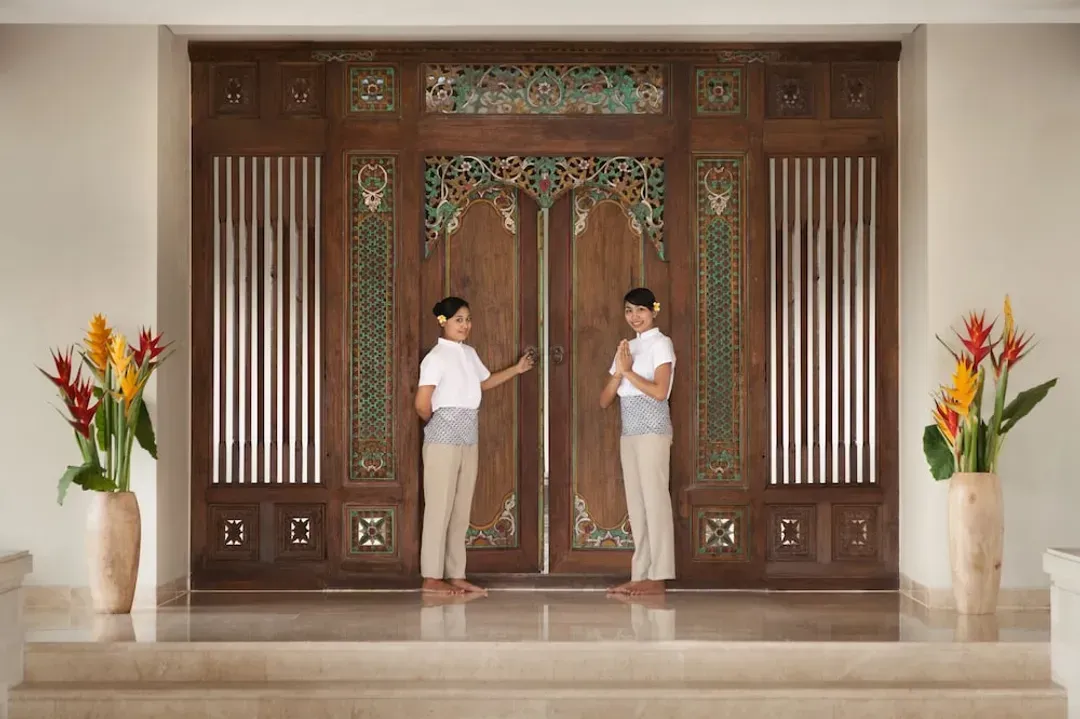 Interior entrance
