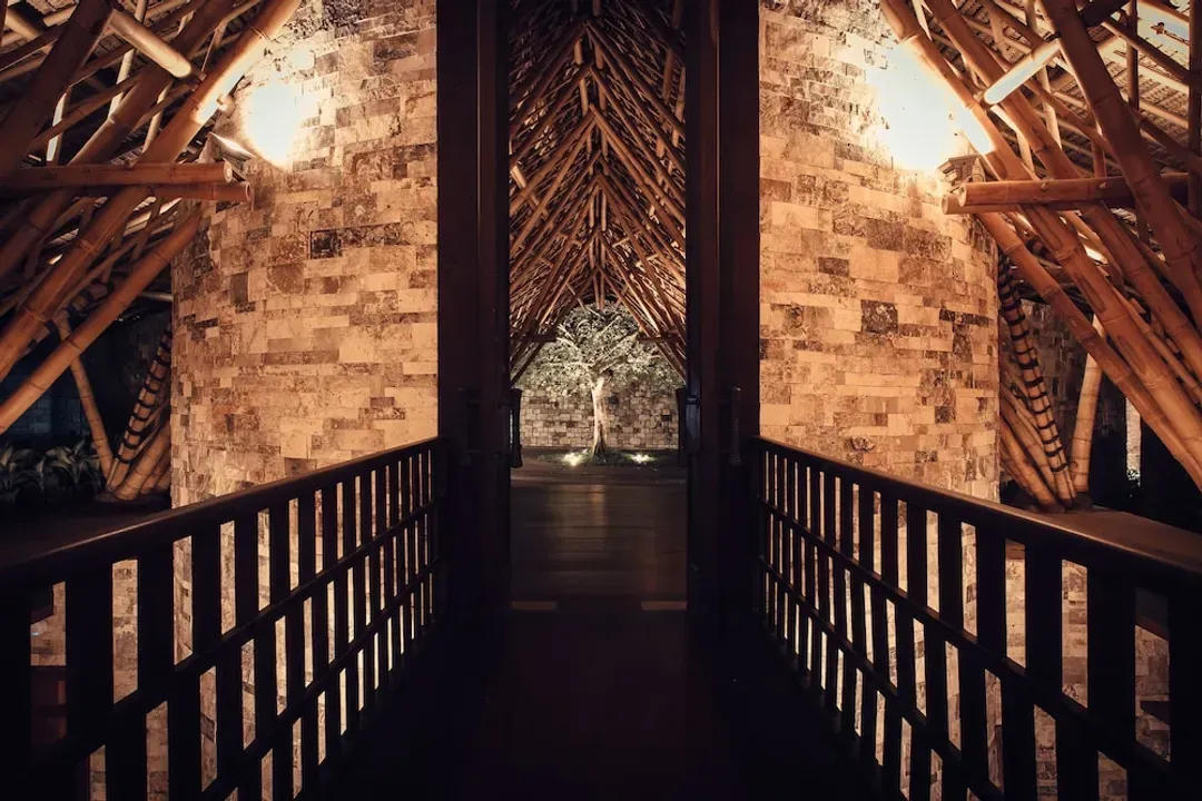 Interior entrance
