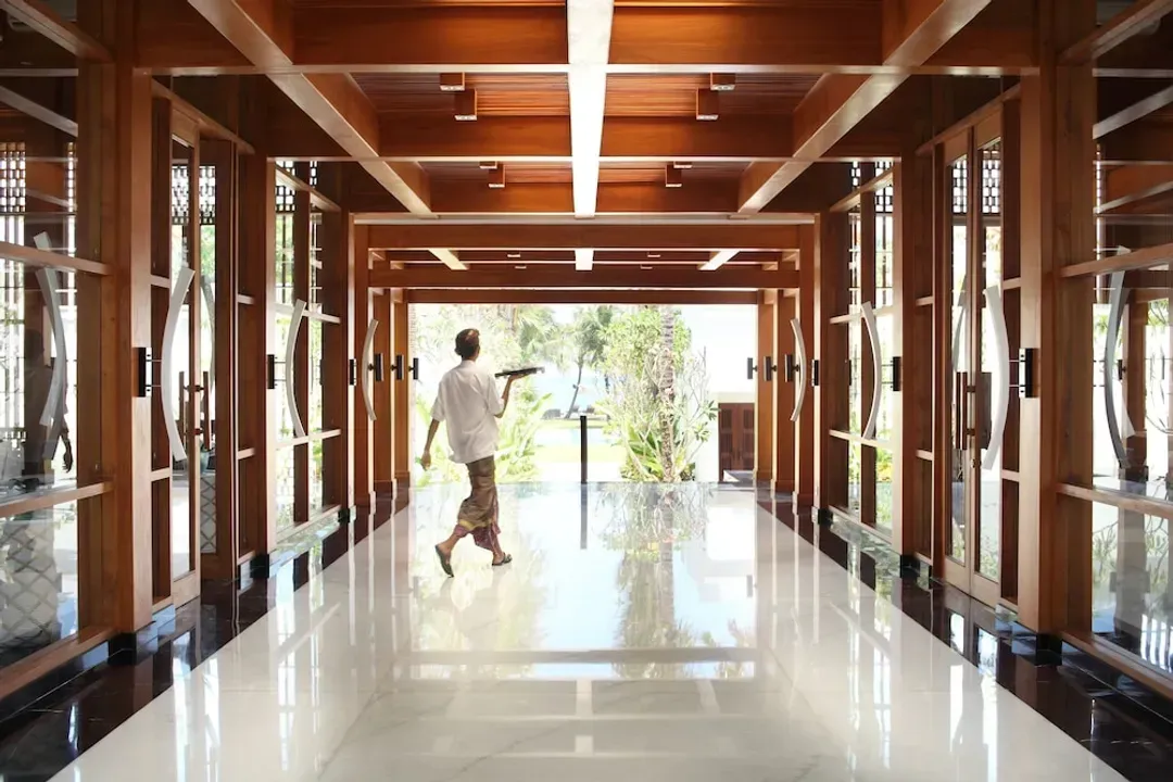 Interior entrance