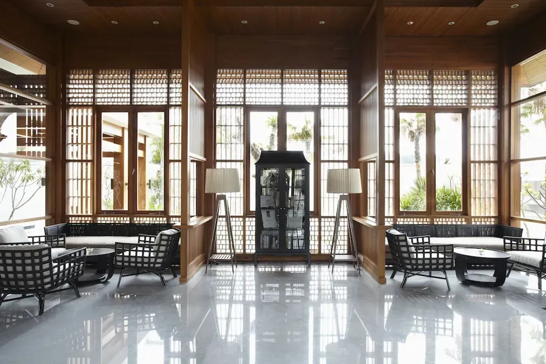 Lobby sitting area