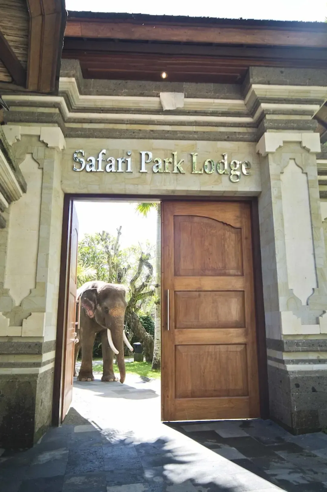 Interior entrance