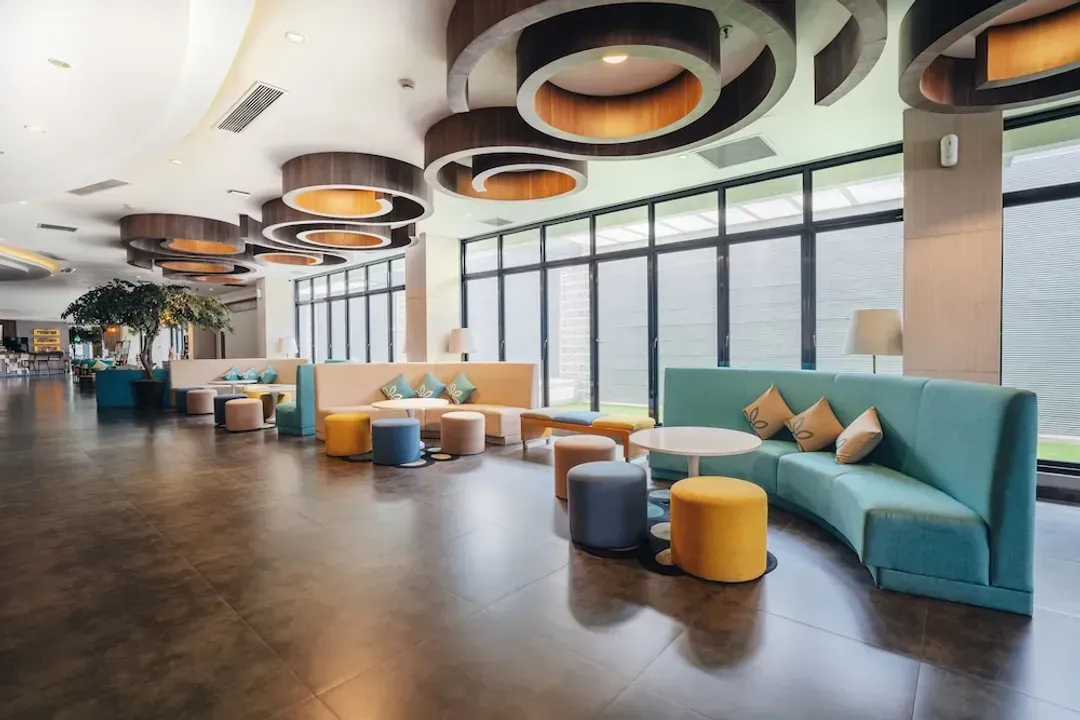 Lobby sitting area