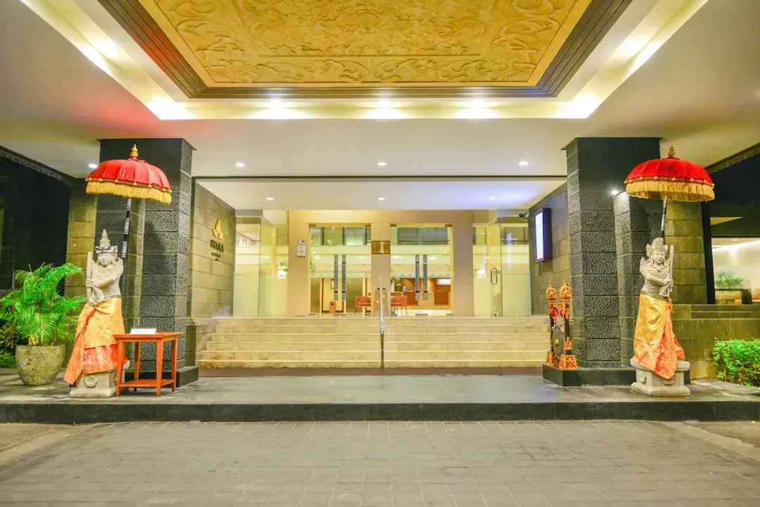 Interior entrance