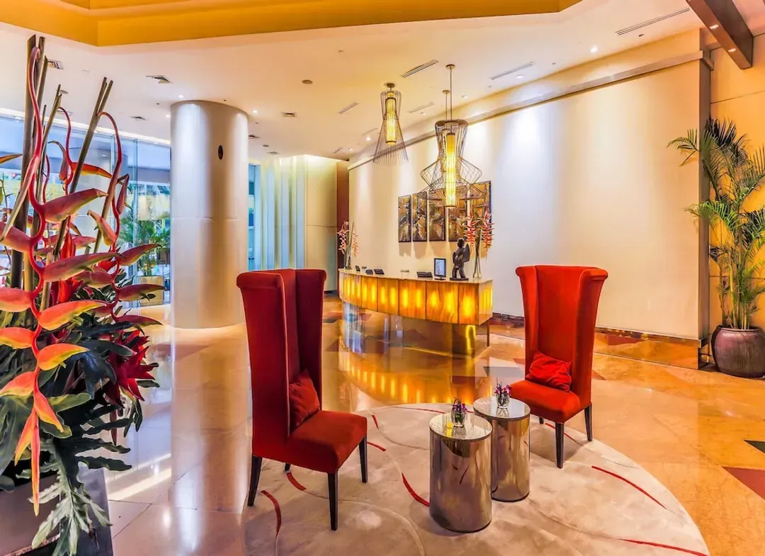 Lobby sitting area