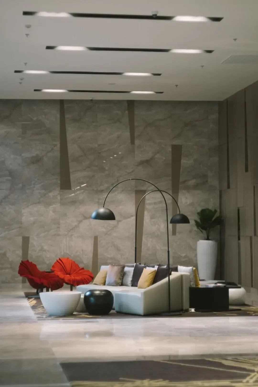 Lobby sitting area