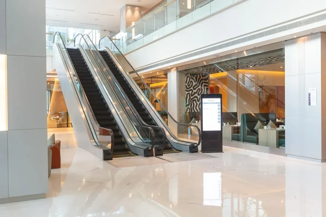 Interior entrance