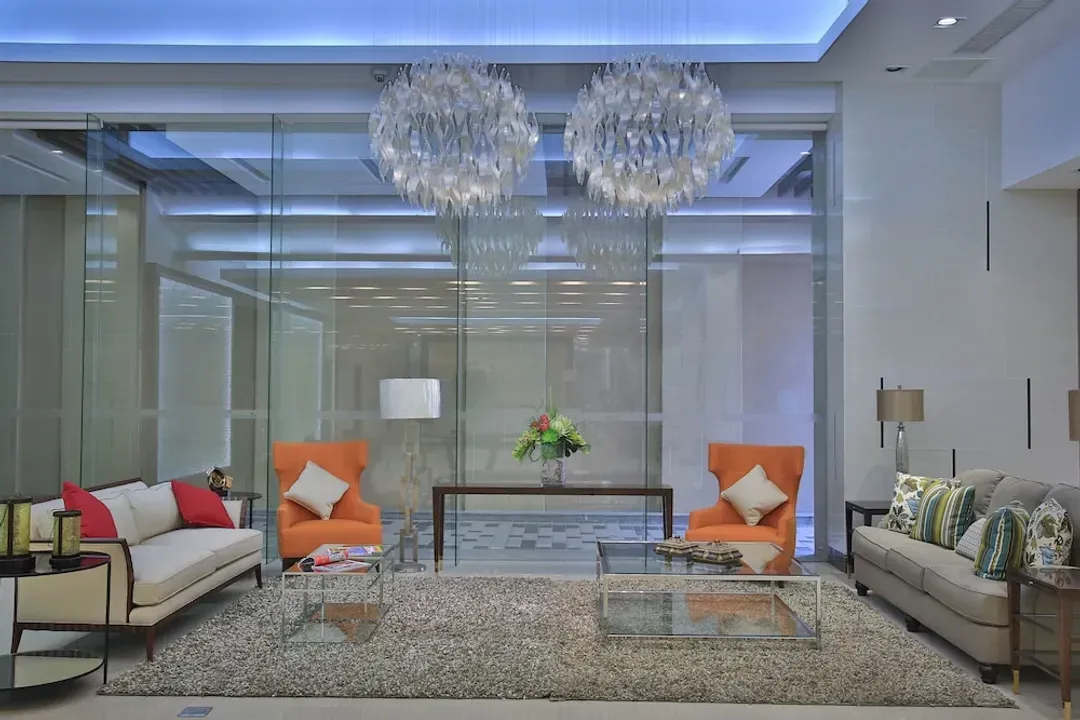 Lobby sitting area