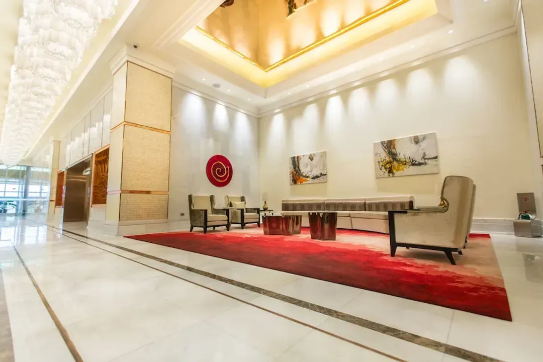 Lobby sitting area