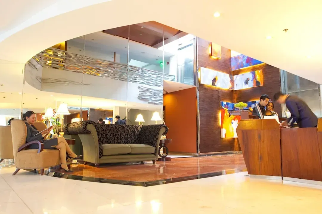 Lobby sitting area