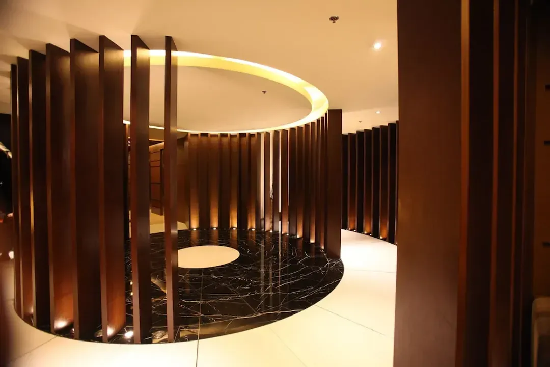 Interior entrance