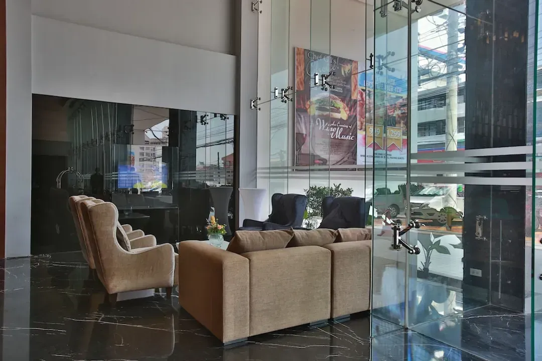 Interior entrance
