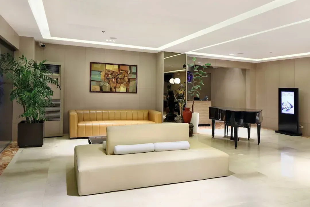Lobby sitting area