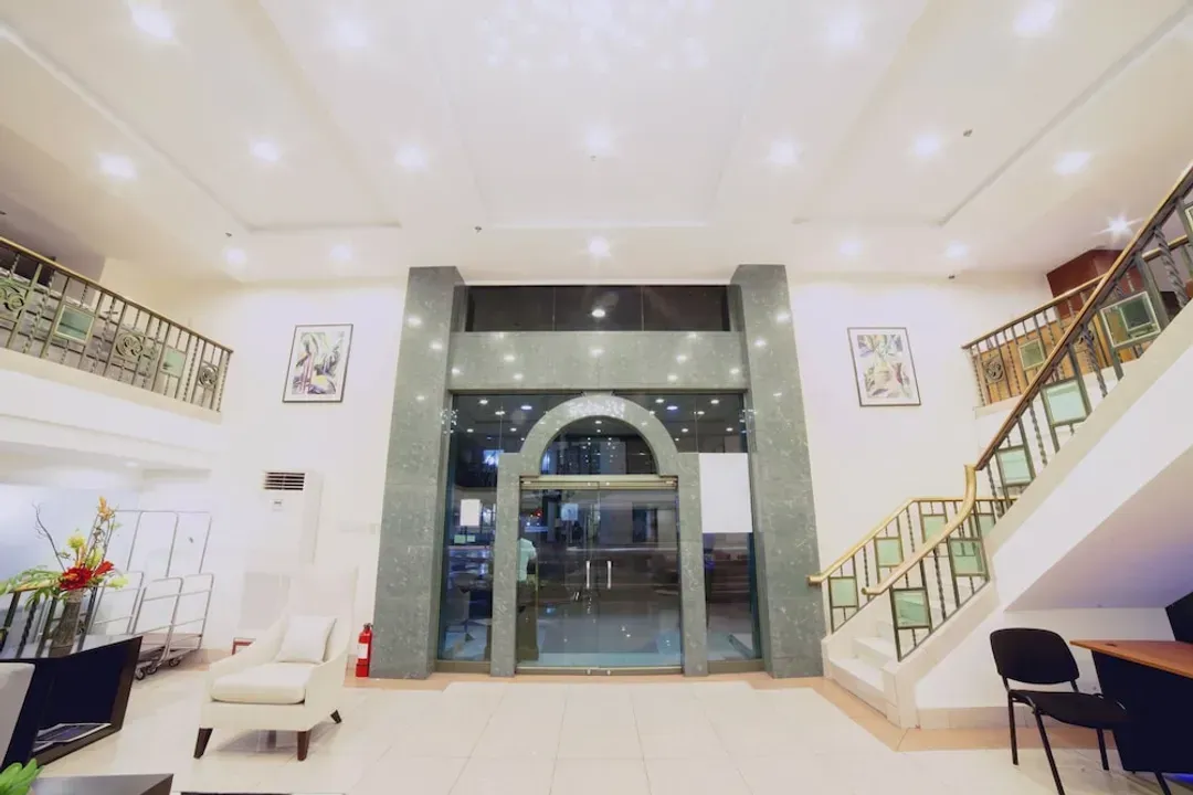 Interior entrance