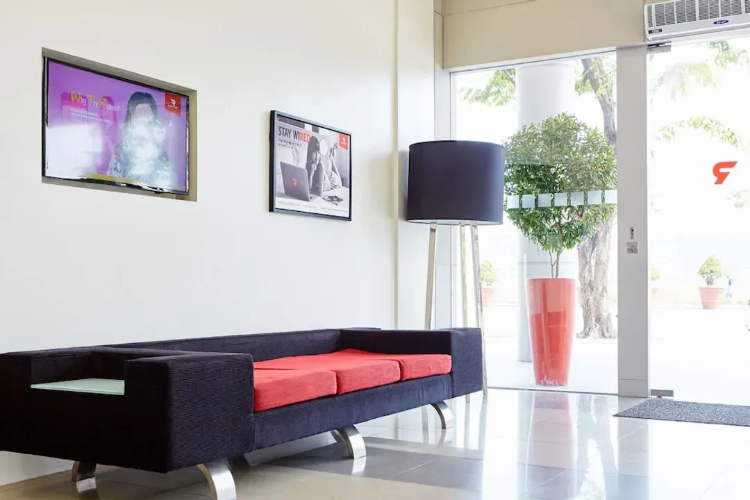 Lobby sitting area