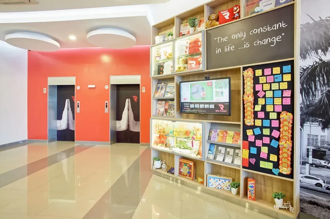 Interior entrance