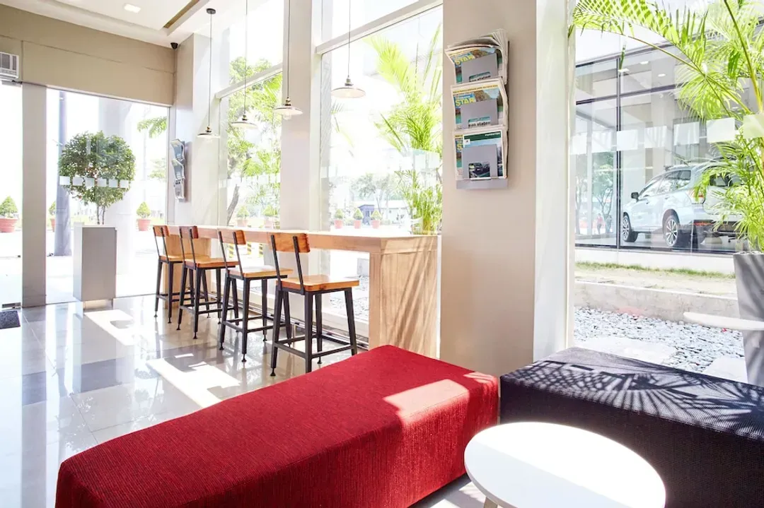 Lobby sitting area
