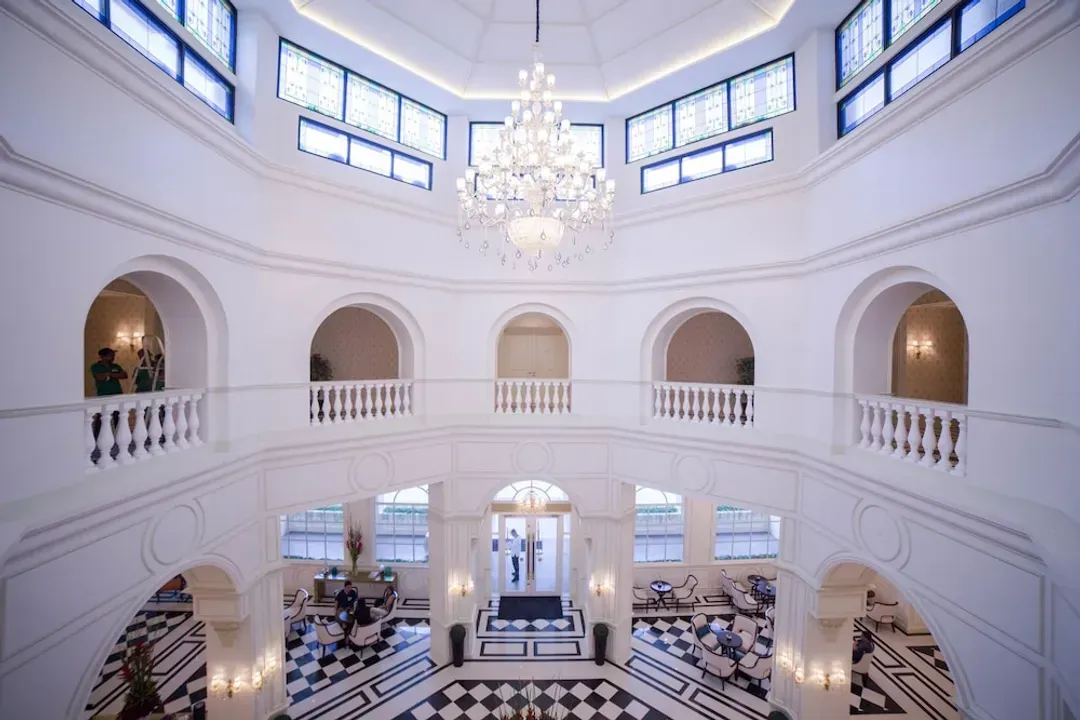 Interior entrance