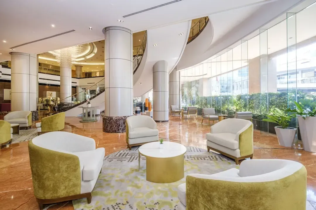 Lobby sitting area