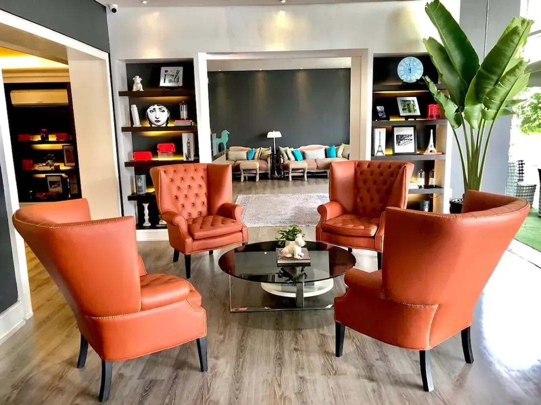Lobby sitting area