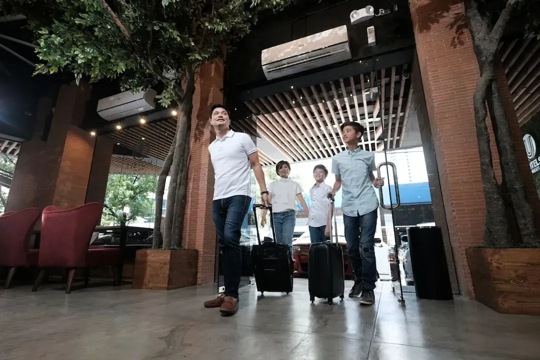 Interior entrance