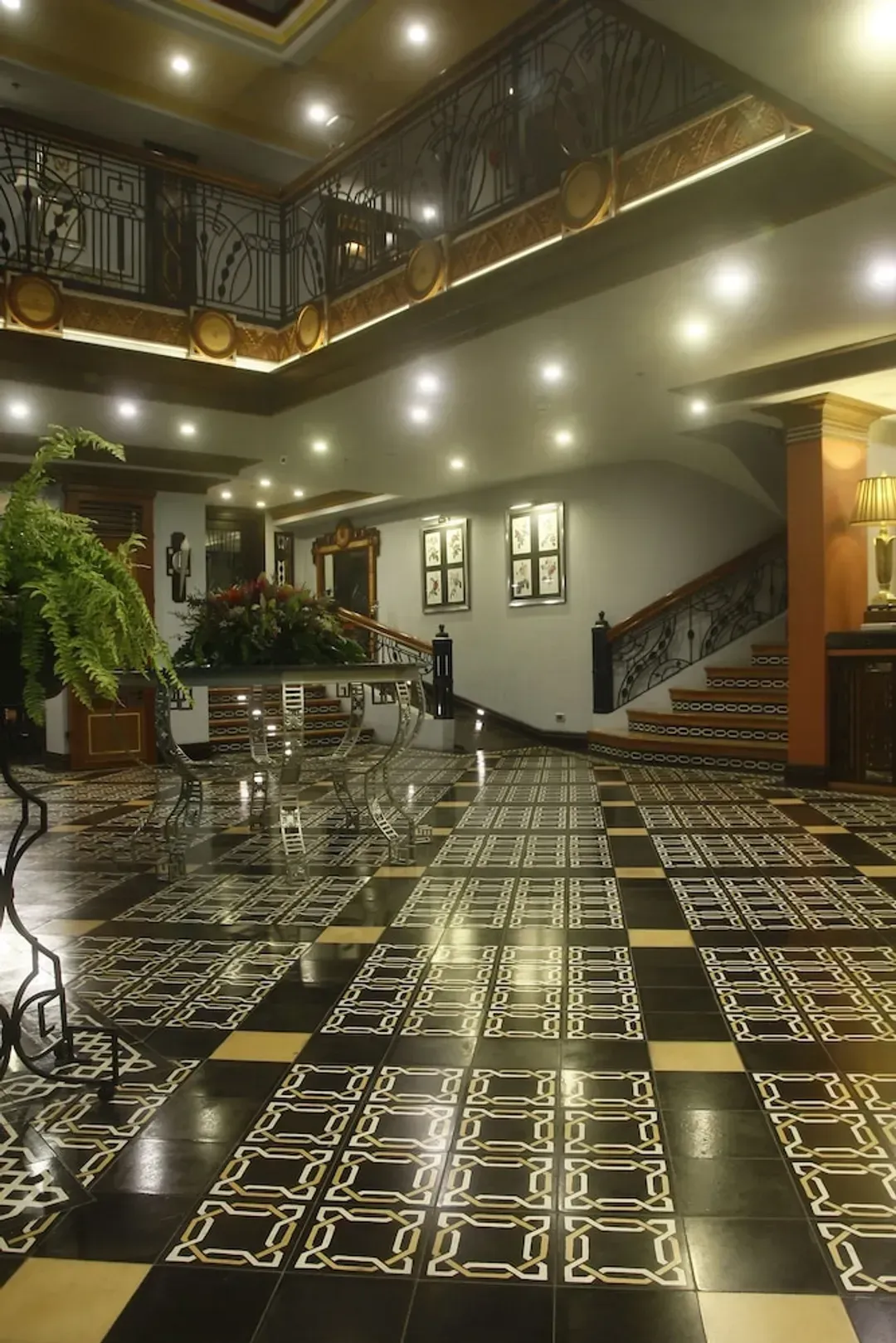 Interior entrance