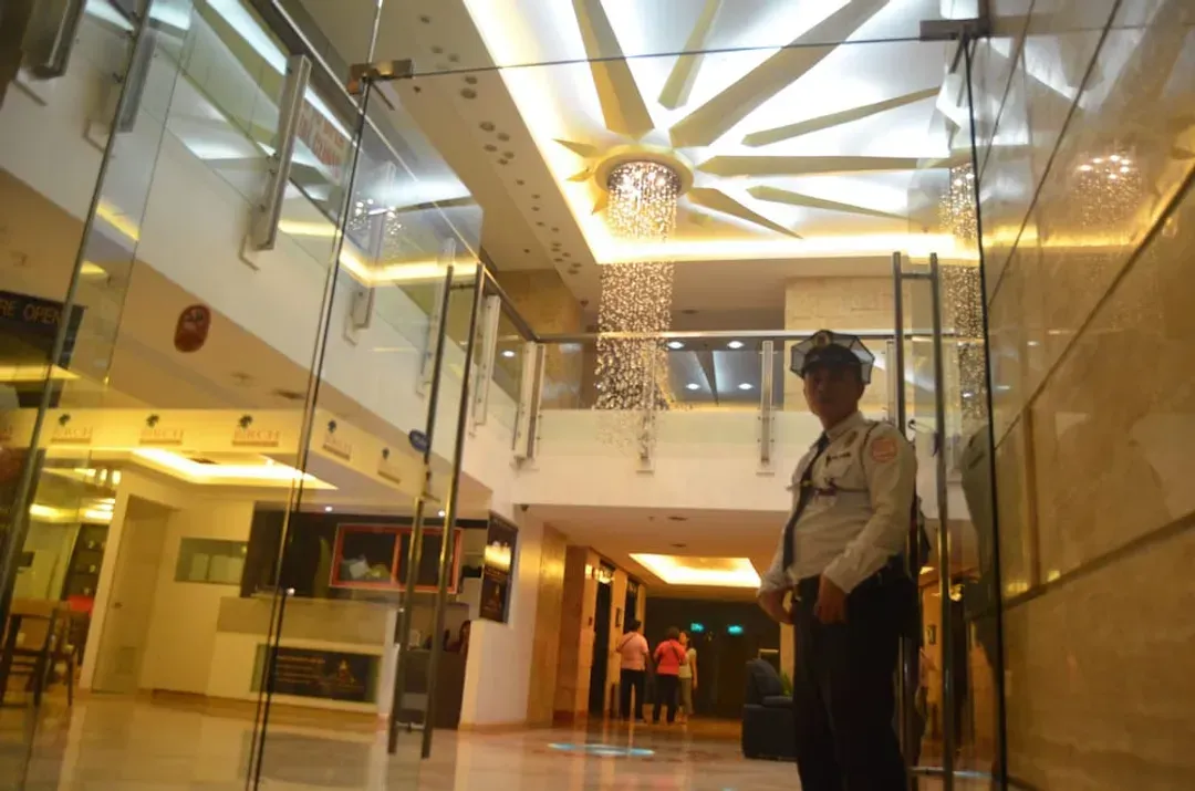 Lobby sitting area