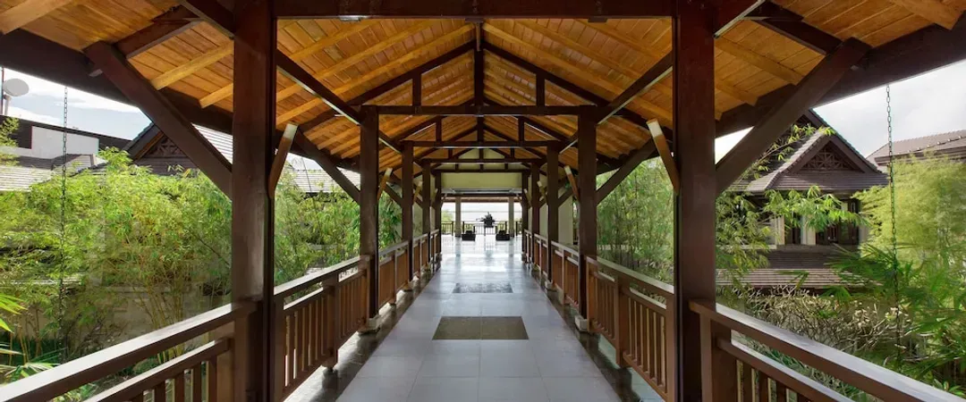Interior entrance