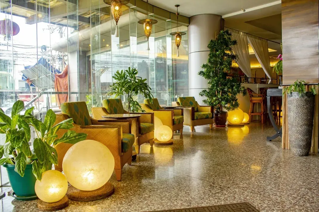 Lobby sitting area