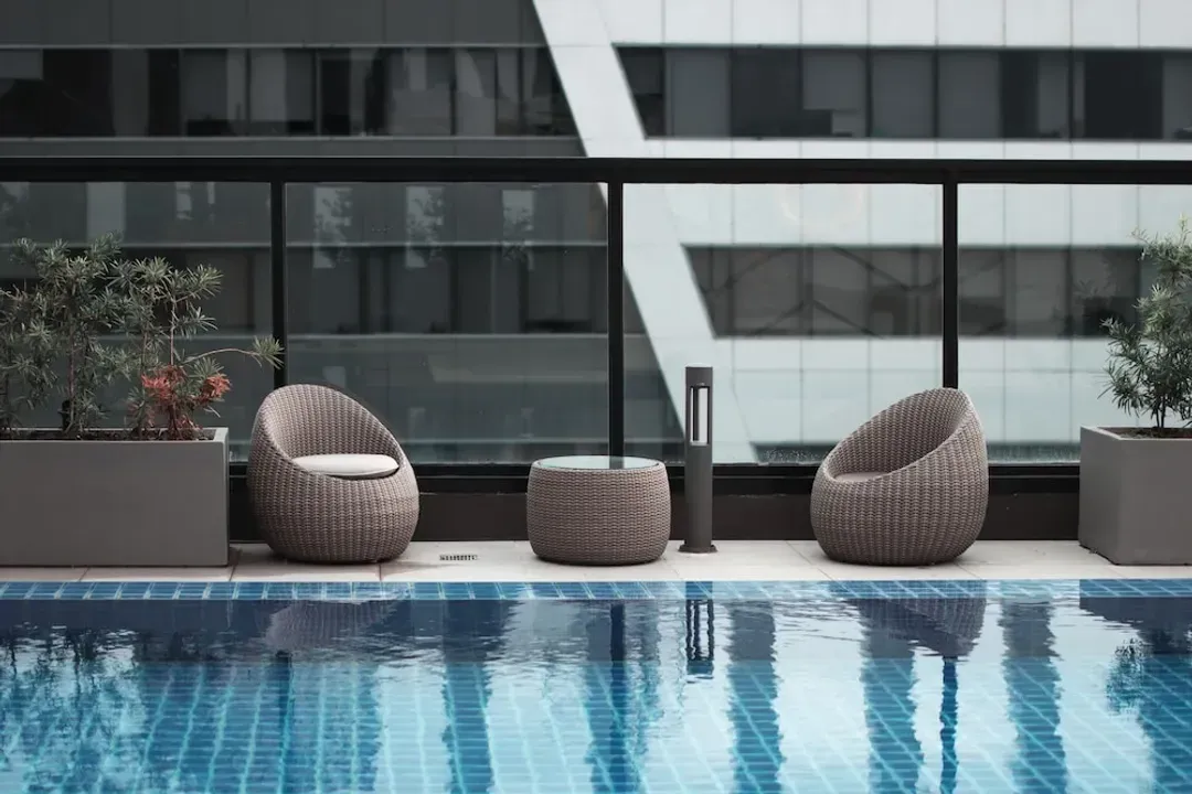 Rooftop pool