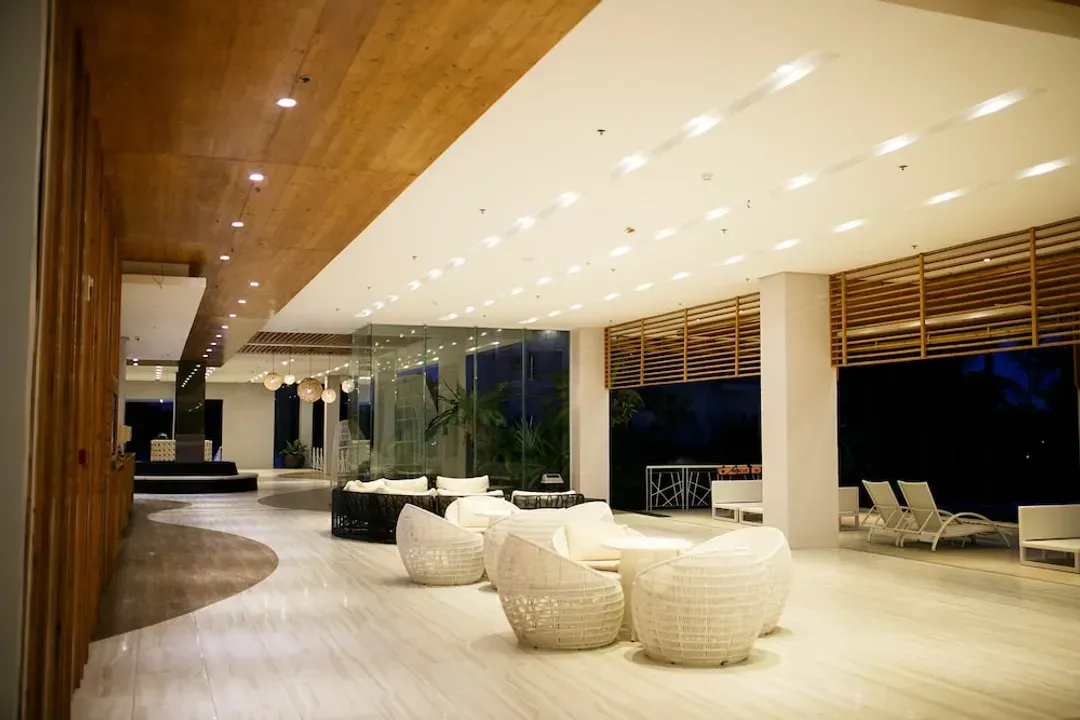 Interior entrance