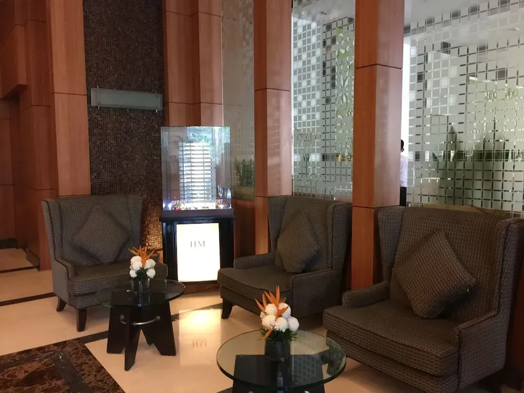 Lobby sitting area