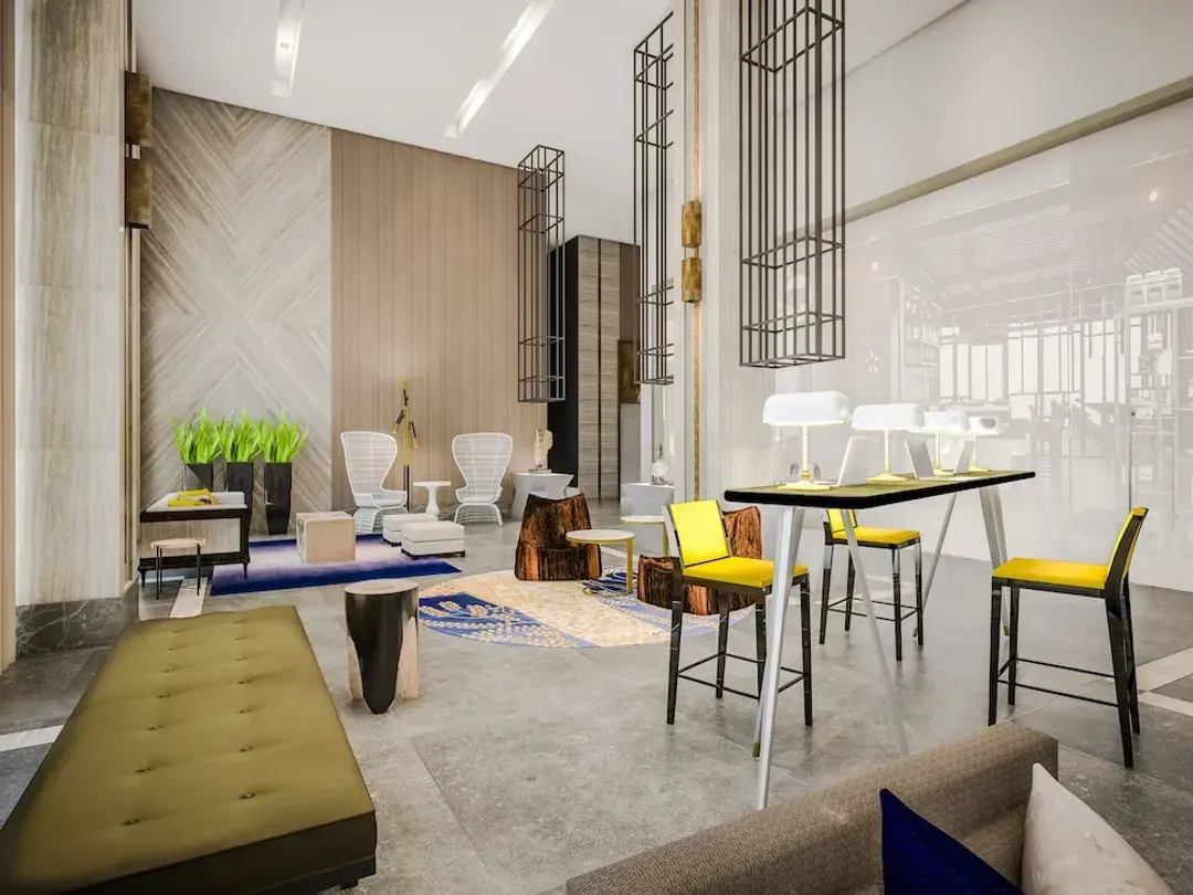 Lobby sitting area