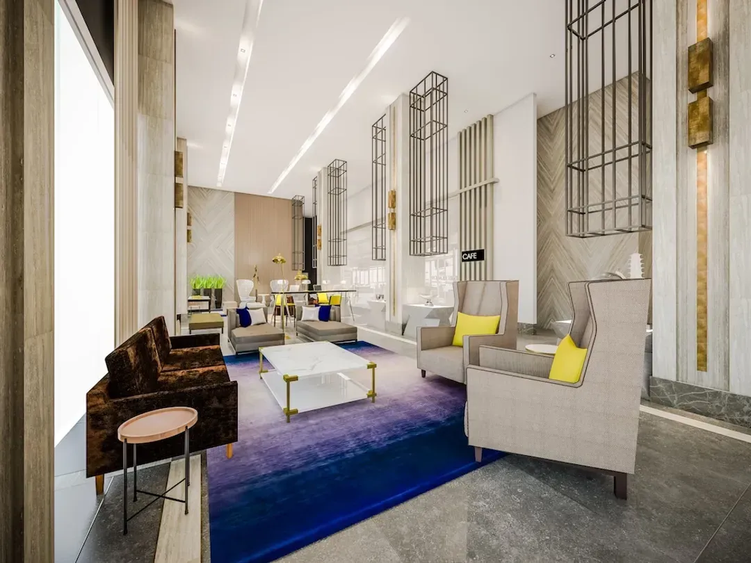 Lobby sitting area