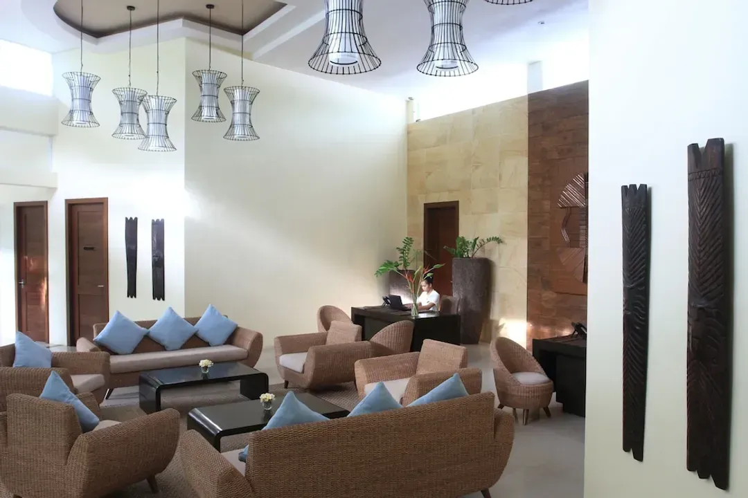 Lobby sitting area